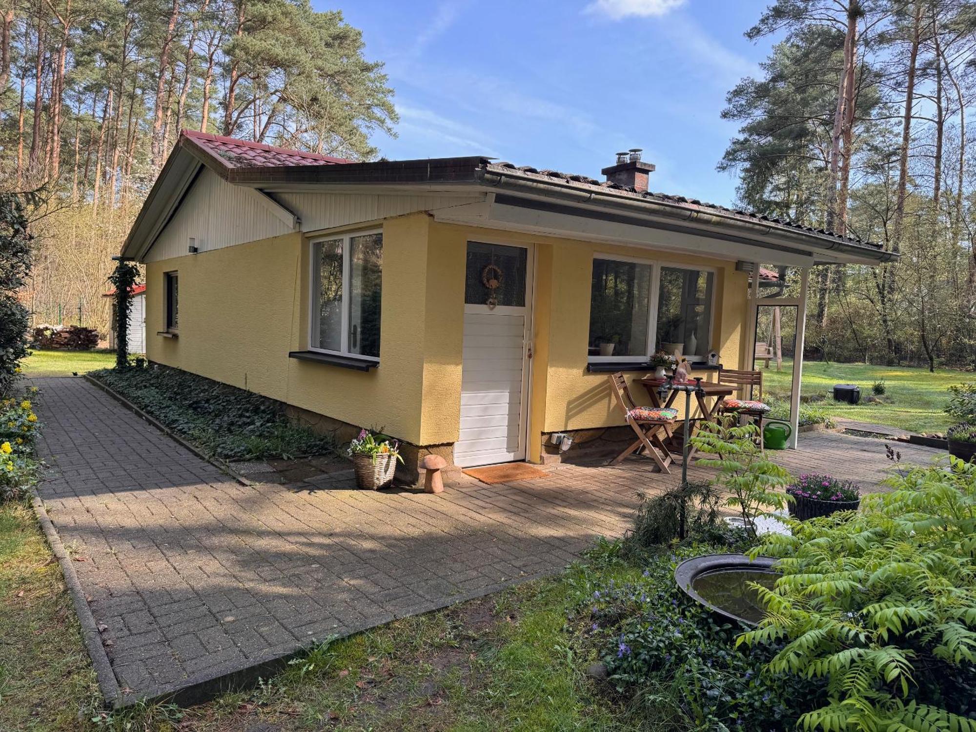 Ferienhaus im Wald Borkwalde Exterior foto